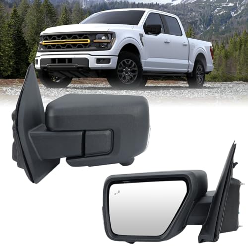 Left Driver Side Mirror for Ford 2021-2023 Ford F150 with Camera(11+1 Pins)
