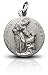 Saint Francis of Assisi Medal - The Patron Saints Medals -100% Made in Italy (St.Francis with The Wolf)