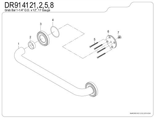 Kingston Brass Dr914122 Designer Trimscape Camelon 12-Inch Grab Bar, Polished Brass #TOP2