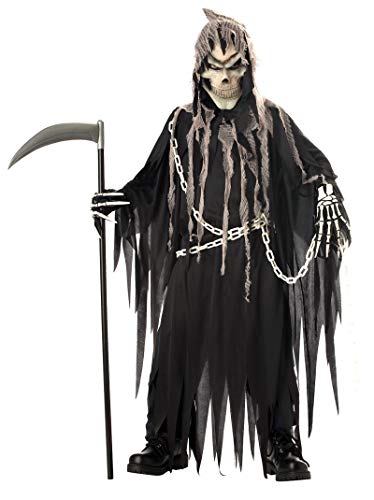 Kid's Glow In The Dark Grim Reaper Costume Medium #TOP9