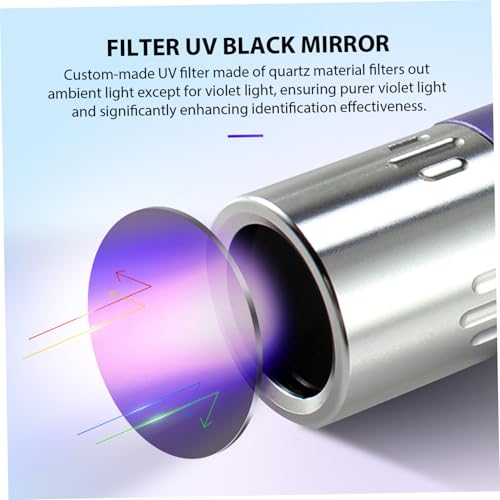 Lampe ultraviolette 365nm et 254nm rechargeable pour test de minéraux - 5