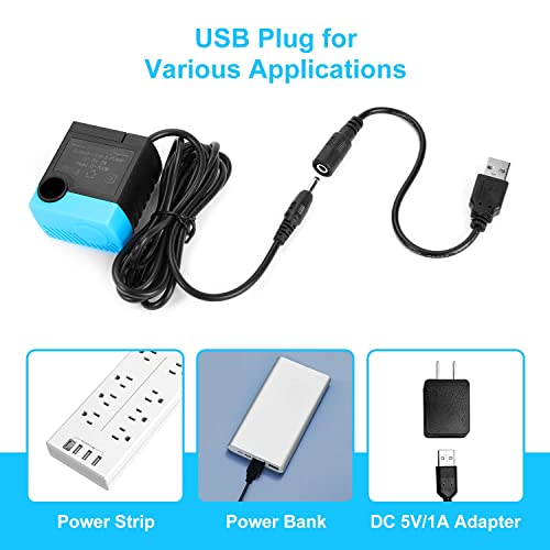 Sanklev Sp-400Lv Cat Water Fountain Pump,Usb Replacement Pump For Pet Drinking Fountains Compatible With Ceramic, Butterfly,Seaside And Multi-Tier Pet Fountains(No Ac Adapter) #TOP3