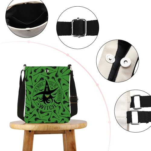 VAMSII Witch Musical Crossbody Bag Elphaba And Glinda Fans gift Musical Lover Gift Musical Merch2