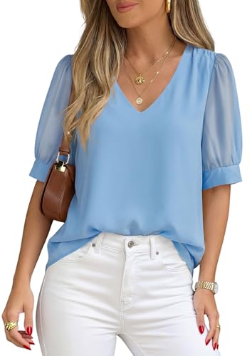Light Blue Puffy Sleeve Underlayer