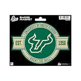 Rico Industries NCAA South Florida Bulls - USF Standard Badge Magnet - for Car, Fridge
