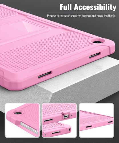 Image of MoKo Shockproof Case Fit Samsung Galaxy Tab A11+ Plus / A9+ 11 Inch | with Screen Protector, Heavy Duty Shockproof Protective Case, Peony
