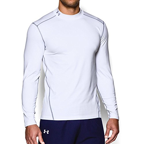 Under Armour ColdGear Evo Fitted Mock - Medium - White