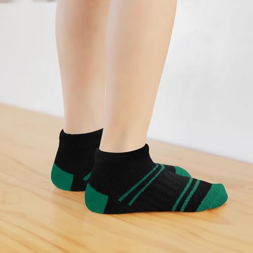 Bemeol Boys Socks 12 Pairs Kids Low Cut Comfort Cushion Casual Socks Sports Ankle Athletic Sock4