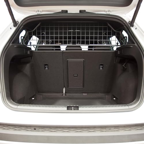 Travall Hundegitter für Cupra Ateca 2020+, fahrzeugspezifisches Trenngitter für den Kofferraum aus Stahl, passgenau für sicheren Hundetransport