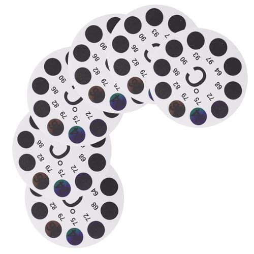 ifundom 6Pcs Aquarium Temperature Gauge Stickers Color LCD Thermometer Strips for Fish Tanks Easy Adhesive Setup for Indoor Aquariums and Reptile Tanks