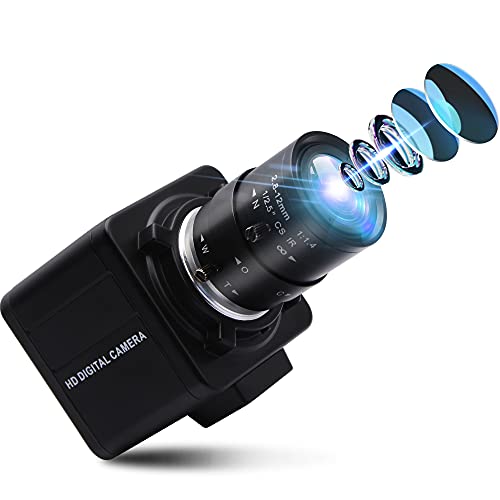Exclusive Discount 50% Price Webcamera_usb Varifocal Lens USB Camera 4X Optical Zoom Webcam,2.8-12mm Varifocus Web Camera Adjust Angle,8MP Varifocal Webcams with Sony IMX179,Focus Adjustable Raspberry Pi Windows Linux Web Cams Black Friday 🔥 Webcamera_usb Varifocal Lens USB Camera 4X Optical Zoom Webcam,2.8-12mm Varifocus Web Camera Adjust Angle,8MP Varifocal Webcams with Sony IMX179,Focus Adjustable Raspberry Pi Windows Linux Web Cams