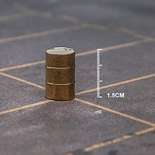 Vaveren Diorama 1/64 Oil Barrel Miniature Diorama Scenery Dollhouse Accessories DIY Projects Fairy G