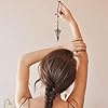 XYTAHDM 2 pezzi pendolo di rilevamento delle radiazioni divinazione pendolo dei chakra in metallo per terapia energetica trattamento esorcismo Reiki #4