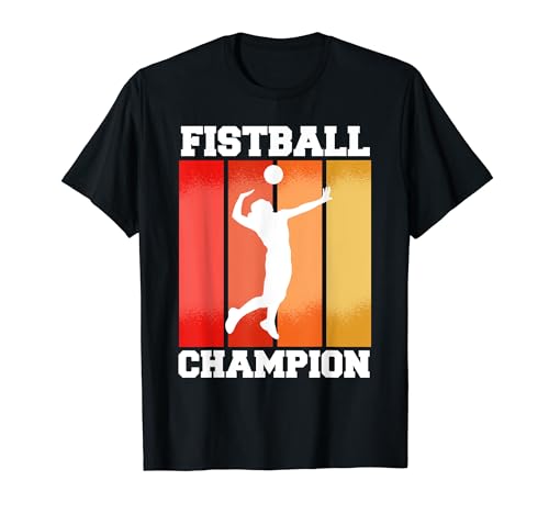 Retro Fistball Champion Sport Costume Pugno giocatore di palla Maglietta