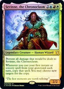 Magic: The Gathering - Oversized - Sevinne, The Chronoclasm - Foil - Commander 2019