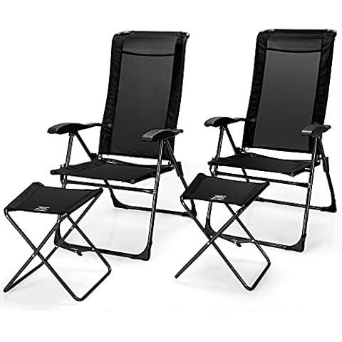 Giantex 4 Pcs Folding Patio Chairs Set Cover