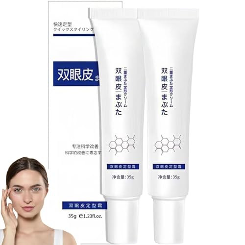 Crema para definir el doble párpado, pegamento para doble párpado, potenciador de párpados de secado rápido y larga duración, crema reafirmante para párpados caídos, resistente al agua (2)
