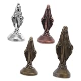 Polyvalente : pour décorer les églises, les maisons ou les lieux de culte, favorisant une atmosphère digne et paisible, statue de la vierge en laiton, statues de la vierge