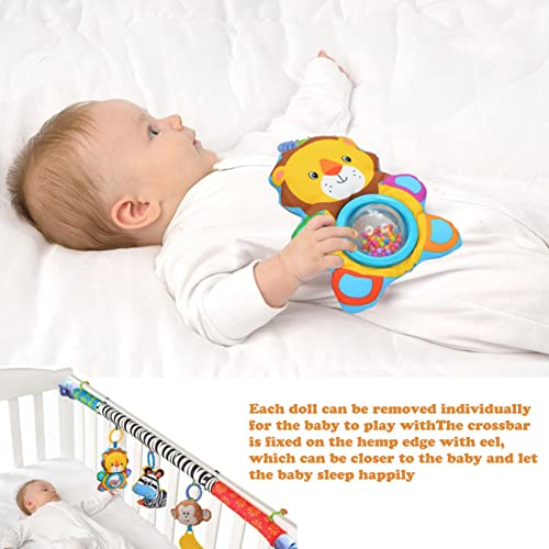 Brinquedo do arco do carrinho de bebê | Arco de Atividades com Brinquedos Fascinantes | Ideal para b