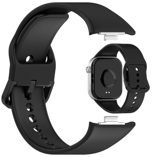 MOTONG(���g��) Redmi Watch 6�����p�o���h - �����p�V���R�����X�g�X�g���b�v�o���h Redmi Watch 6/5 / 4�ɑΉ� (�u���b�N)