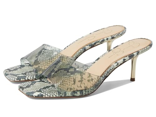Image of Jessica Simpson Celisha Lucite High Heel Sandals