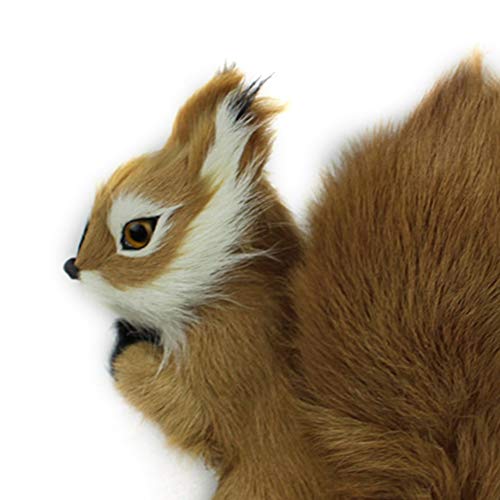 Swovo Tree Ornaments Tree Clip Squirrel With Fluffy Tail Woodland Forest Animal Christmas Tree Ornament 2Pcs(Small+Big) #TOP4
