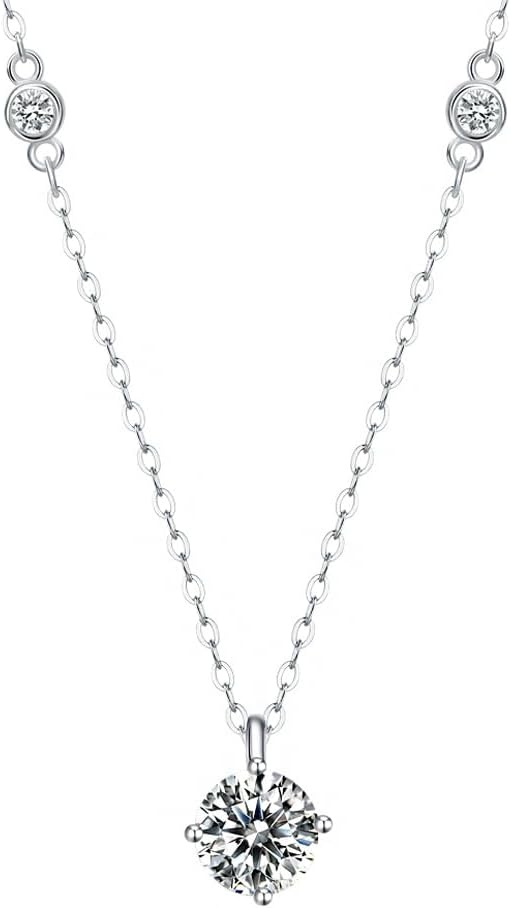 14K Gold 1ct/2ct VVS1 Diamond 4-Prong...