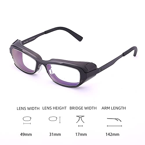 Image of Dry Eye Relief Eyeglass, Blue Light Blocking Moisture Chamber Goggles with Stainless Steel Frame Anti-Pollen&Allergens