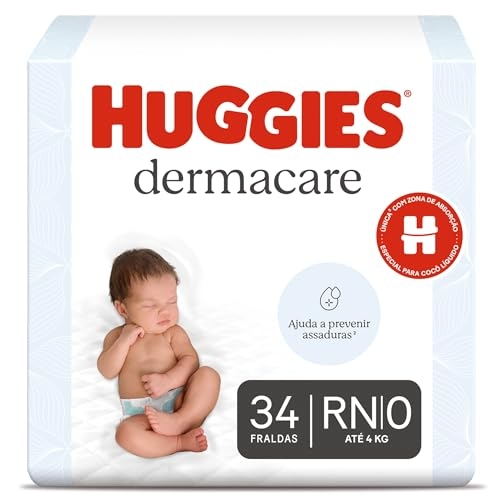 Fralda Huggies Premium Dermacare RN - 34 Un