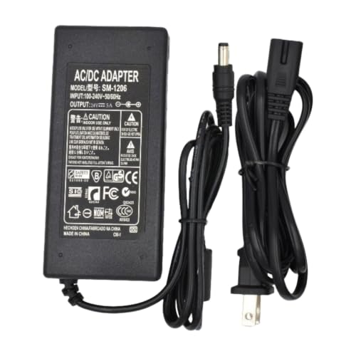 Adaptateur secteur 24V5A câble long 2m contre la surchauffe des blocs électriques