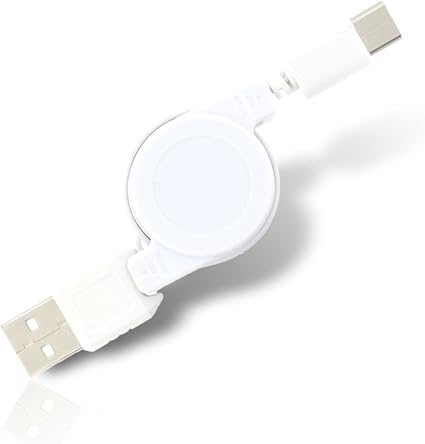 Amazon Co Jp ホワイトナッツ スマホ 充電器 Type C 巻き取り式 ケーブル 70cm ホワイト 充電ケーブル コードリール データ転送 コンパクト 持ち運び便利 Usb2 0対応 絡まりにくい Wn Yk パソコン 周辺機器