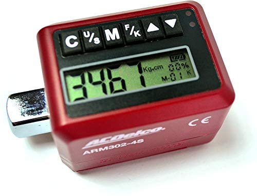 Acdelco Tools Arm302-4S 1/2” (12.5 To 250.7 Ft-Lbs.) Heavy Duty Digital Torque Adapter With Buzzer And Led Flash Notification – Iso 6789 Standards With Certificate Of Calibration #TOP1