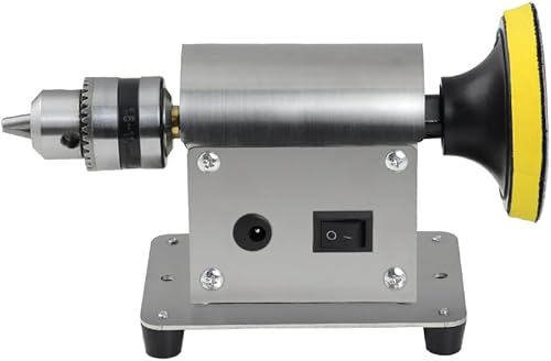 Mini pulidor de joyería de banco multifunción de 9000 rpm, máquina pulidora de banco ajustable de 7 velocidades para pulido de madera de ágata de