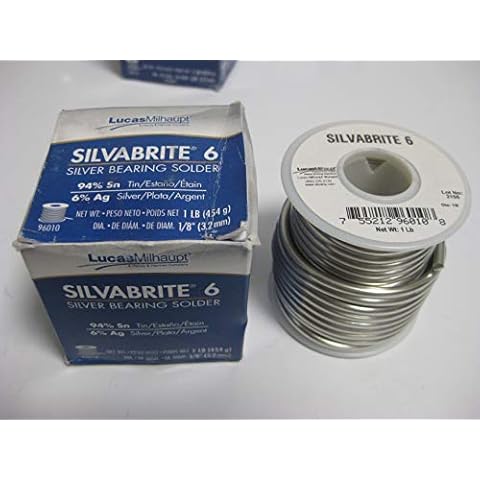 Lucas Milhaupt 96010 Clean 'N Brite 6 - 94Sn/6Ag (1/8" Dia X 1lb Spool) Cover