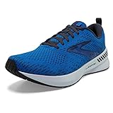 Brooks Men's Stroke Running Shoe, Blue India Ink White, 13