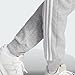 adidas Men's Tall Size Essentials Fleece 3-Stripes Tapered Cuff Pants, Medium Grey Heather