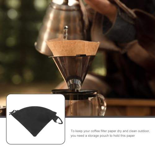 Filtro de café negro: bolsa de poliéster compacta para acampadas 6