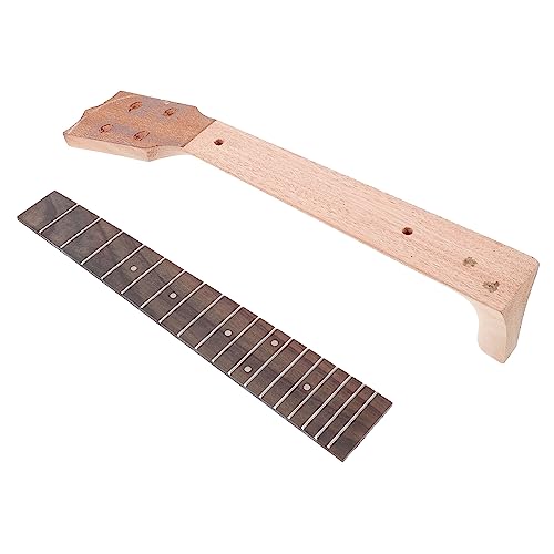 BESPORTBLE Durable Ukulele Neck with Smooth Rosewood Fingerboard for DIY Projects Compatible with Ukuleles Craftsmanship for Use