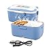 AUTOPkio Caja de Almuerzo Eléctrica de Camión, Calentadores Eléctricos Portátiles, 24V 35W Calentador de Alimentos Para Camión Caja de Almuerzo de Conductor 1.5L Calefacción de Recipiente Bento(24V)