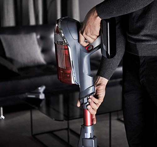 Rowenta XForce Flex 11.50 RH9829 Aspirateur Balai sans Fil, tête avec lumières LED, Grande Puissance, Batterie Amovible 22 V, autonomie 45 Min avec Tube Flexible