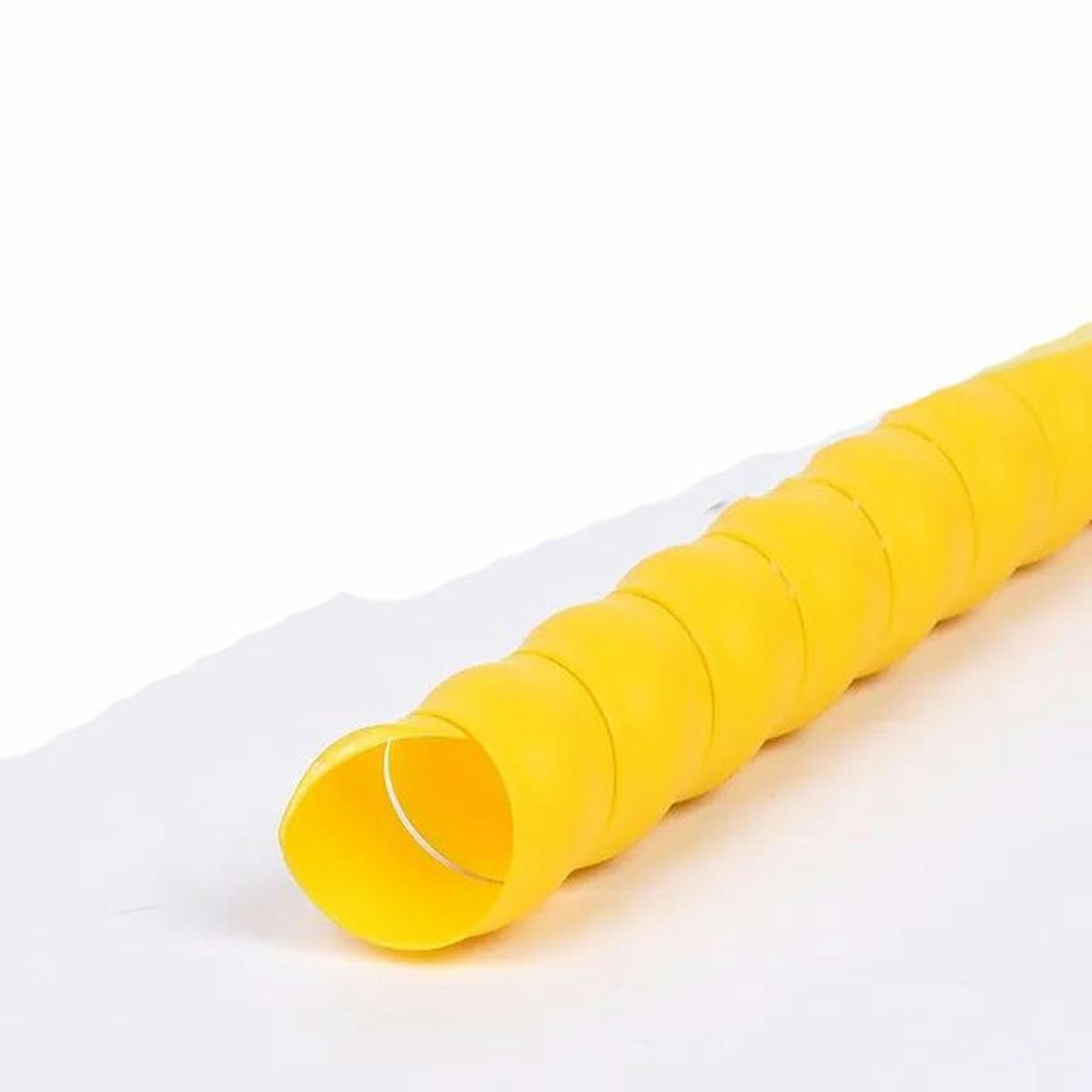 1/2/5 metri 8mm 10mm Organizzatore di linee Protezione per tubi Avvolgimento a spirale flessibile Avvolgicavo Protezione per cavi Copertura per manicotto per cavo Tubo-Giallo-ID 25mm-5 Metri