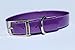 Rough Road Professional Grade Soft Grip and Poly Coated Nylon Webbing Dog Collar Great for Hunting Training Dog Trials comes in Multiple Colors (1" x 18", Purple)