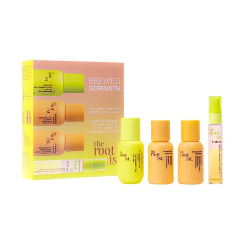 BioBrewâ„¢ Strengthening Serum, Concentrated Shampoo and Conditioner, Hair Care Mini Kit, Stregthening and Smoothing, Travel Kit