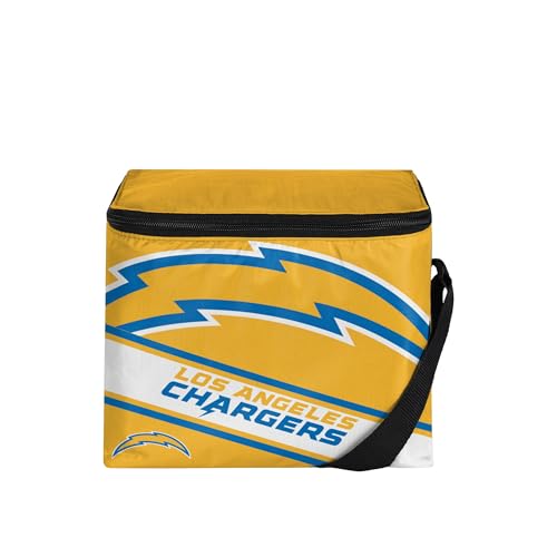FOCO San Diego Chargers Big Logo Stripe 6 Pack Cooler
