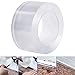 Gebildet 10M × 5cm PVC Cuisine Coin Ligne étanche bande, Acrylique Mur Calfeutrer Strip, Adhésif d'étanchéité Ruban pour Cuisine Salle de Bain (Transparent)