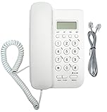 Wired Telephone, Desktop Telephone, Fixed Telephone, Caller ID Telephone, Front Desk Home Office wit