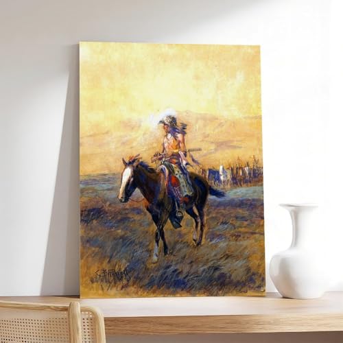 Toile Charles M Russell pour décorer un mur vide