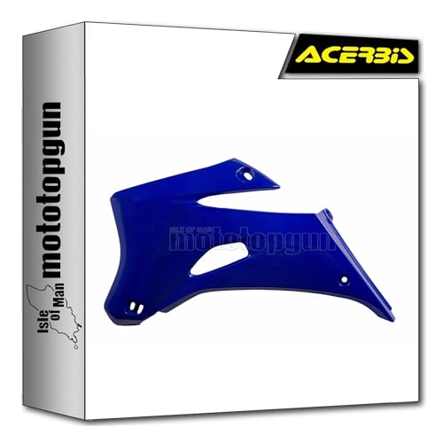 Ouïes de radiateur bleu Acerbis pour Yamaha WRF 450 de 2007 à 2010