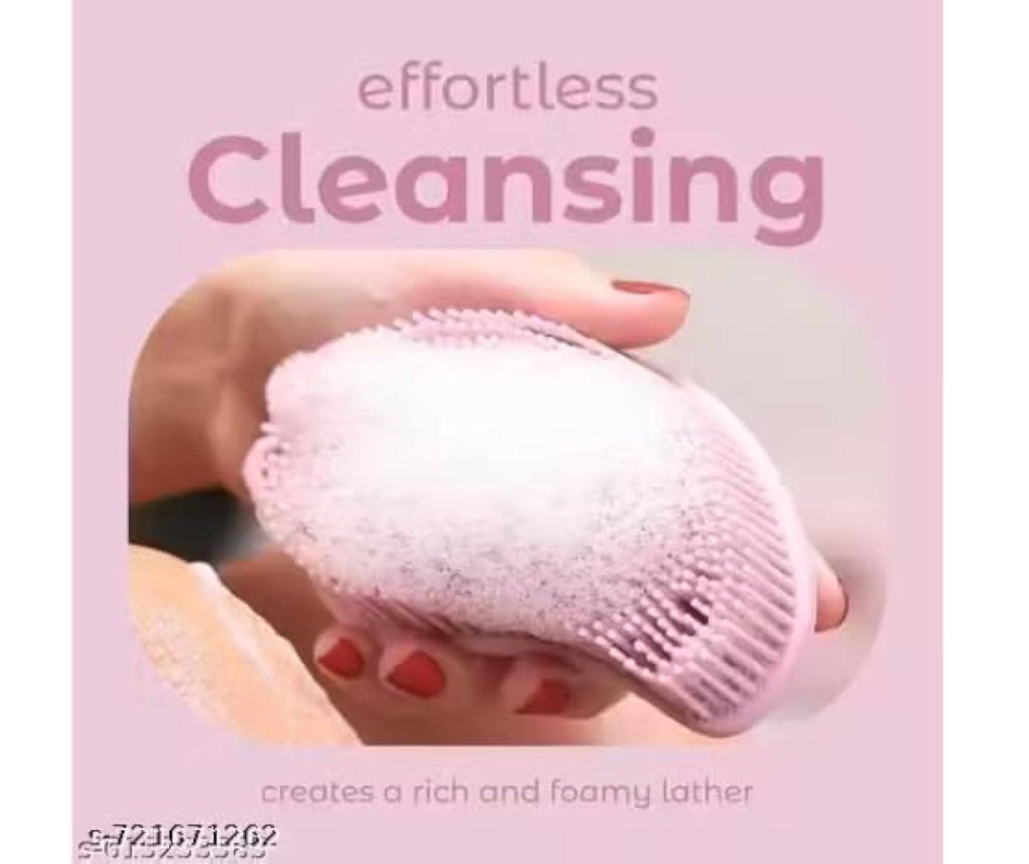 Silicone Body Scrubber Brush for Skin Exfoliation