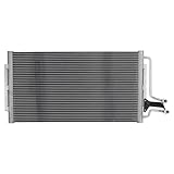 TRQ Air Conditioning A/C Condenser Compatible with 1995-2005 Chevrolet Blazer 1994-2004 S10 1995-2001 GMC Jimmy Sonoma 1996-2000 Isuzu Hombre 1996-2001 Oldsmobile Bravada GM3030156